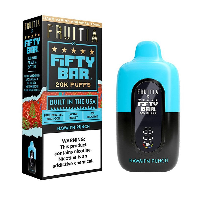 Fruitia X Fifty Bar 20K Einweg-E-Zigarette 18ml 5%