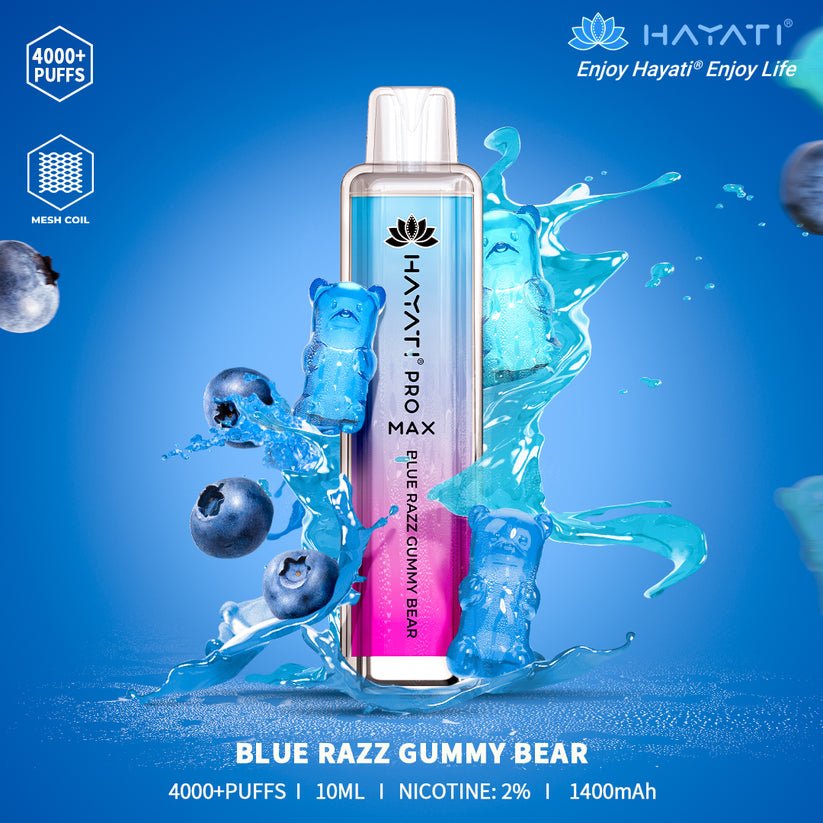 Hayati Pro Max 4000 Puffs Prefilled Vape Pod Kit - Box of 10