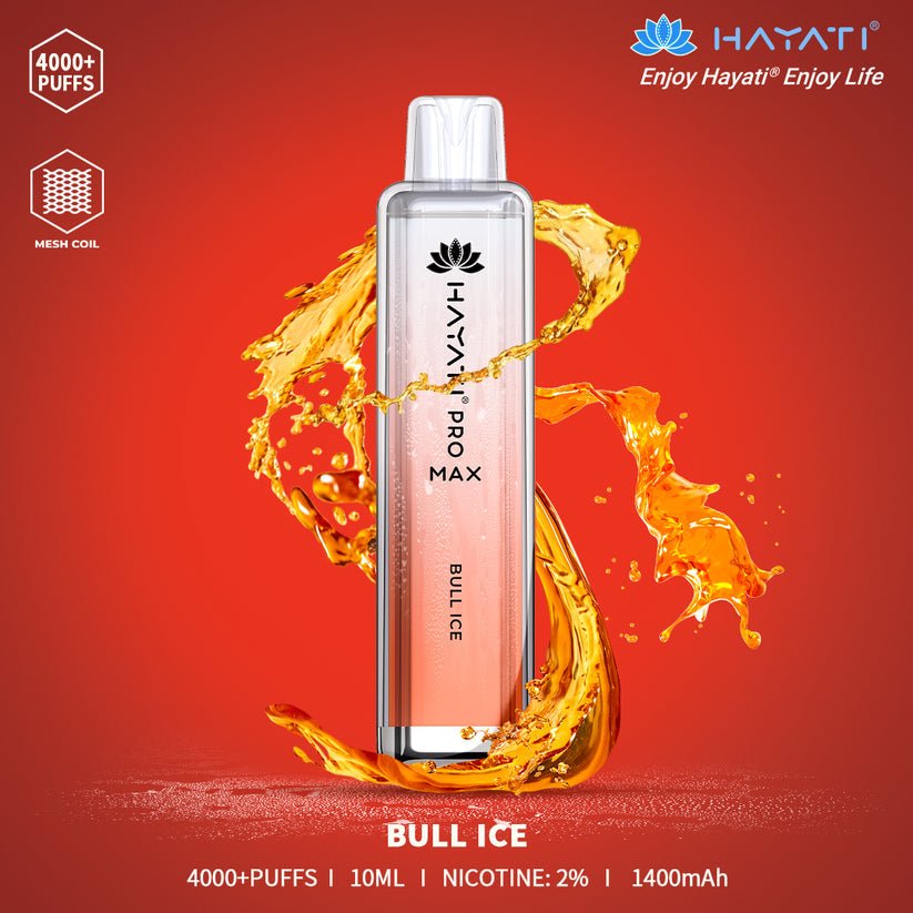 Hayati Pro Max 4000 Puffs Prefilled Vape Pod Kit - Box of 10