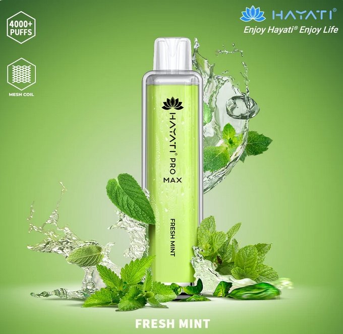 Hayati Pro Max 4000 Puffs Prefilled Vape Pod Kit - Box of 10