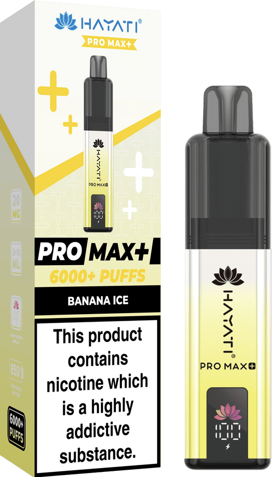 Hayati Pro Max Plus 6000 Puff Prefilled Pod Kit | Box of 5