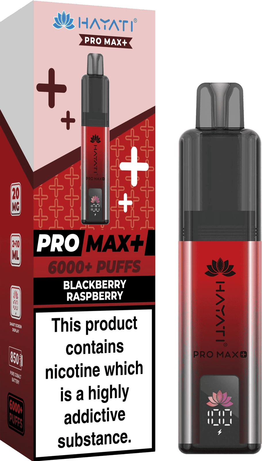 Hayati Pro Max Plus 6000 Puff Prefilled Pod Kit | Box of 5