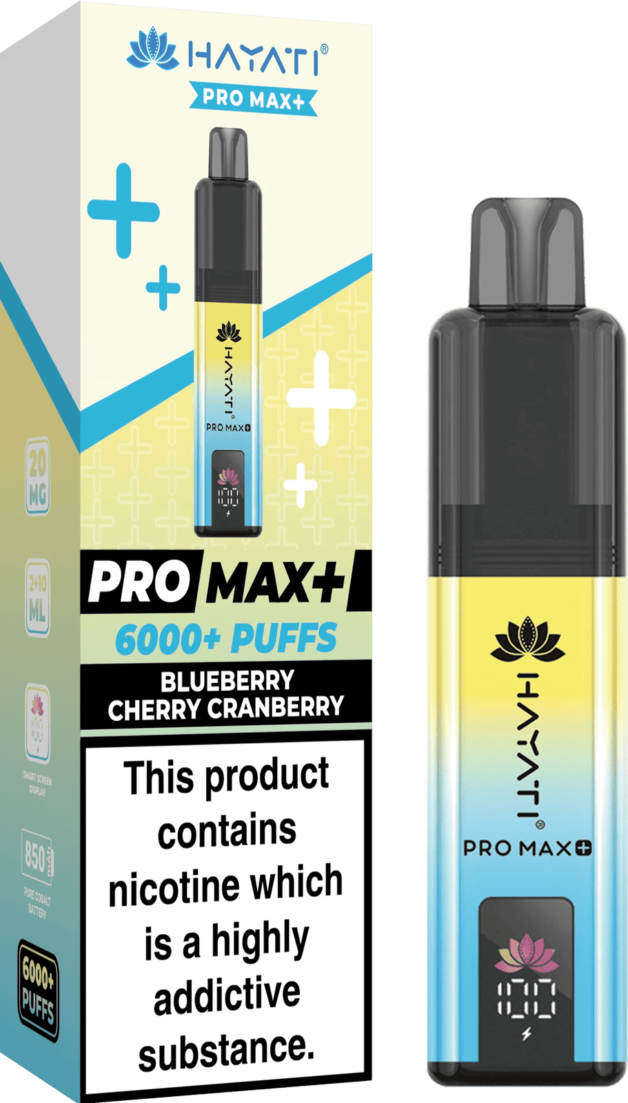 Hayati Pro Max Plus 6000 Puff Prefilled Pod Kit | Box of 5