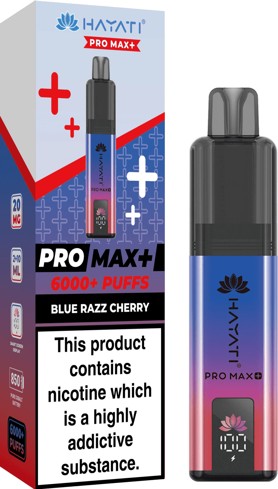 Hayati Pro Max Plus 6000 Puff Prefilled Pod Kit | Box of 5