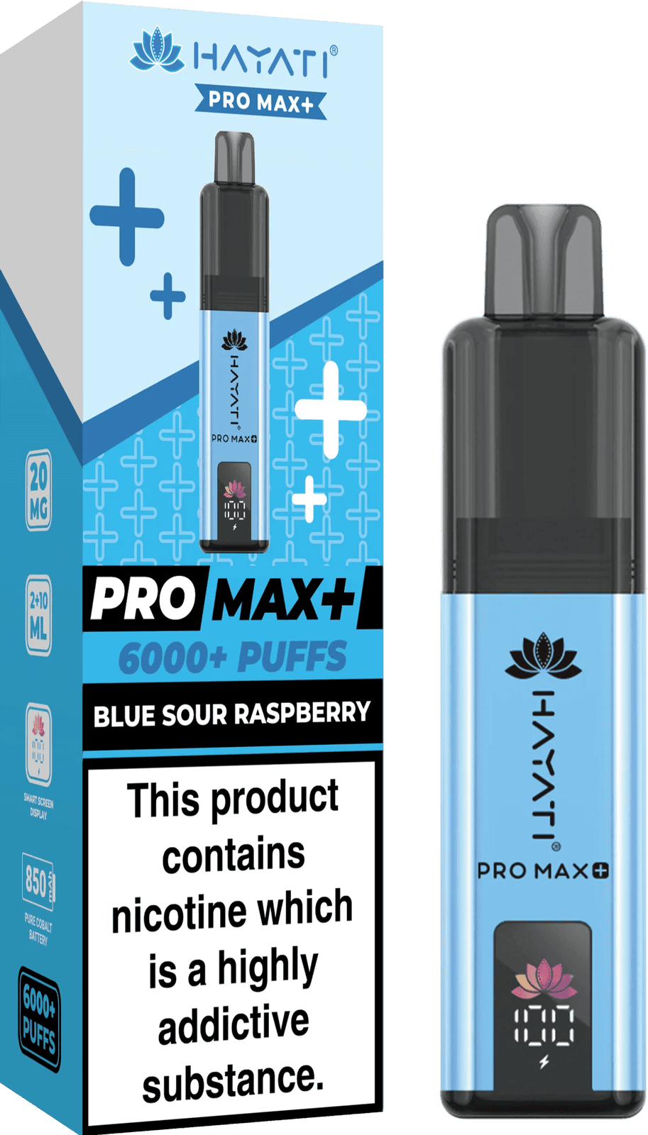Hayati Pro Max Plus 6000 Puff Prefilled Pod Kit | Box of 5