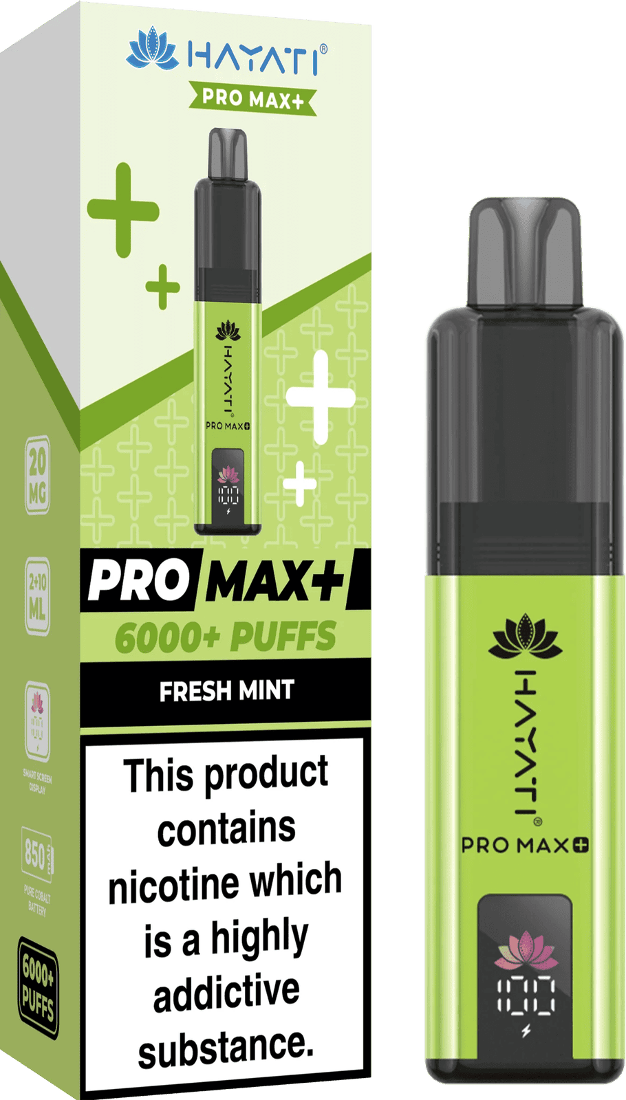 Hayati Pro Max Plus 6000 Puff Prefilled Pod Kit | Box of 5