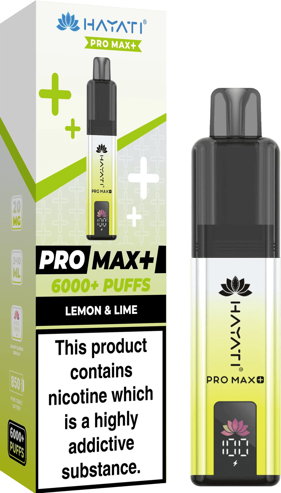Hayati Pro Max Plus 6000 Puff Prefilled Pod Kit | Box of 5