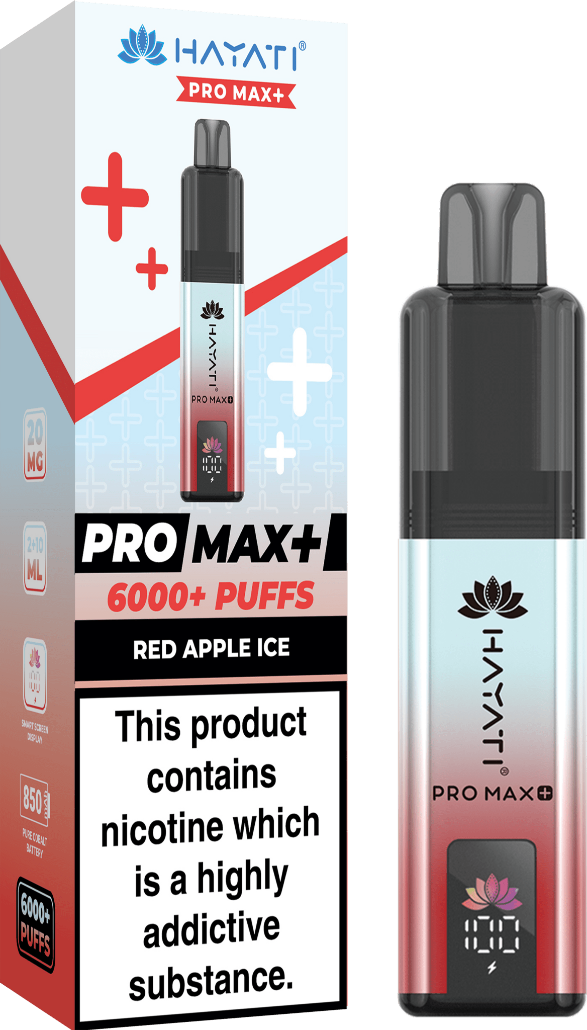 Hayati Pro Max Plus 6000 Puff Prefilled Pod Kit | Box of 5