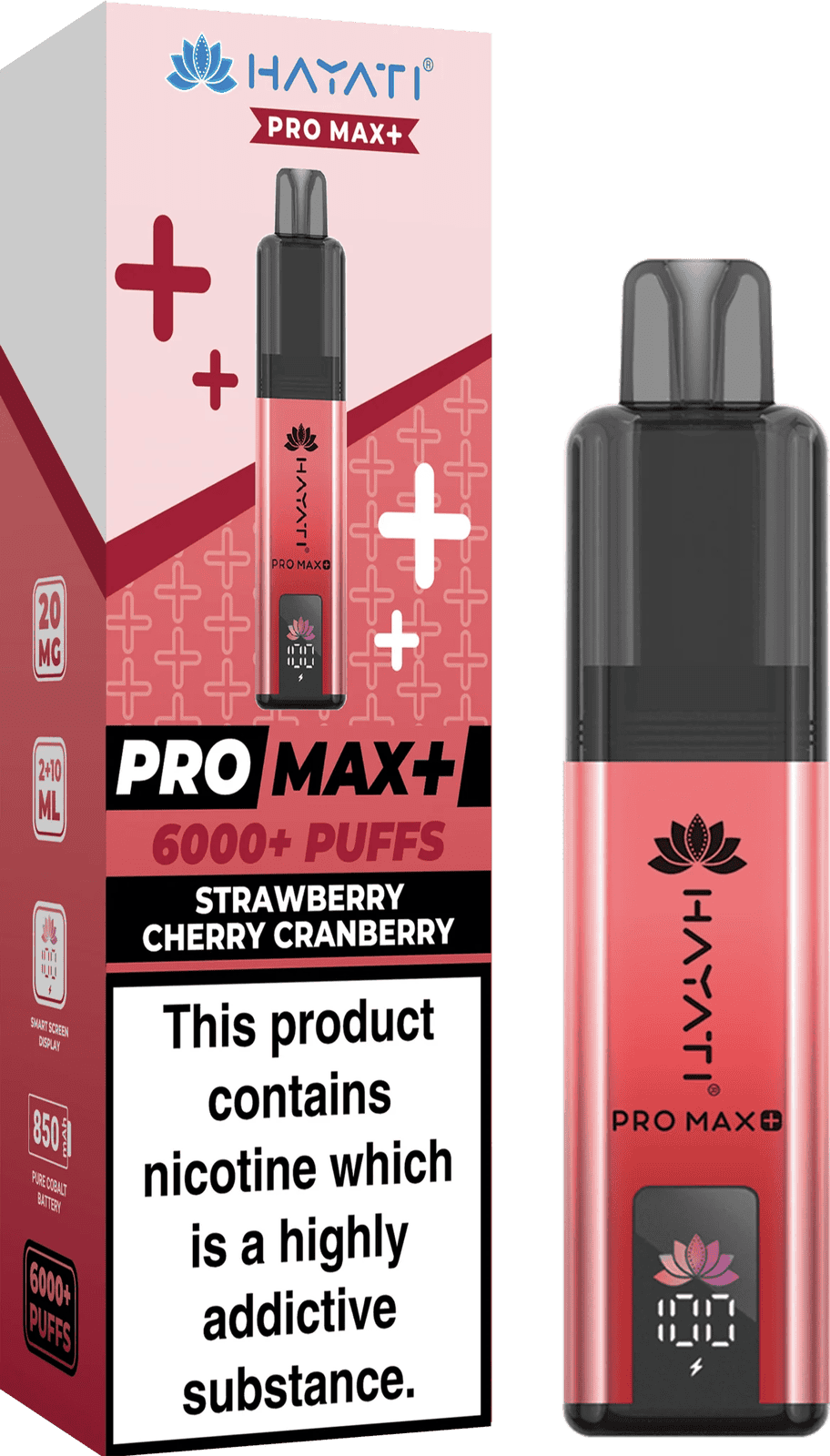 Hayati Pro Max Plus 6000 Puff Prefilled Pod Kit | Box of 5