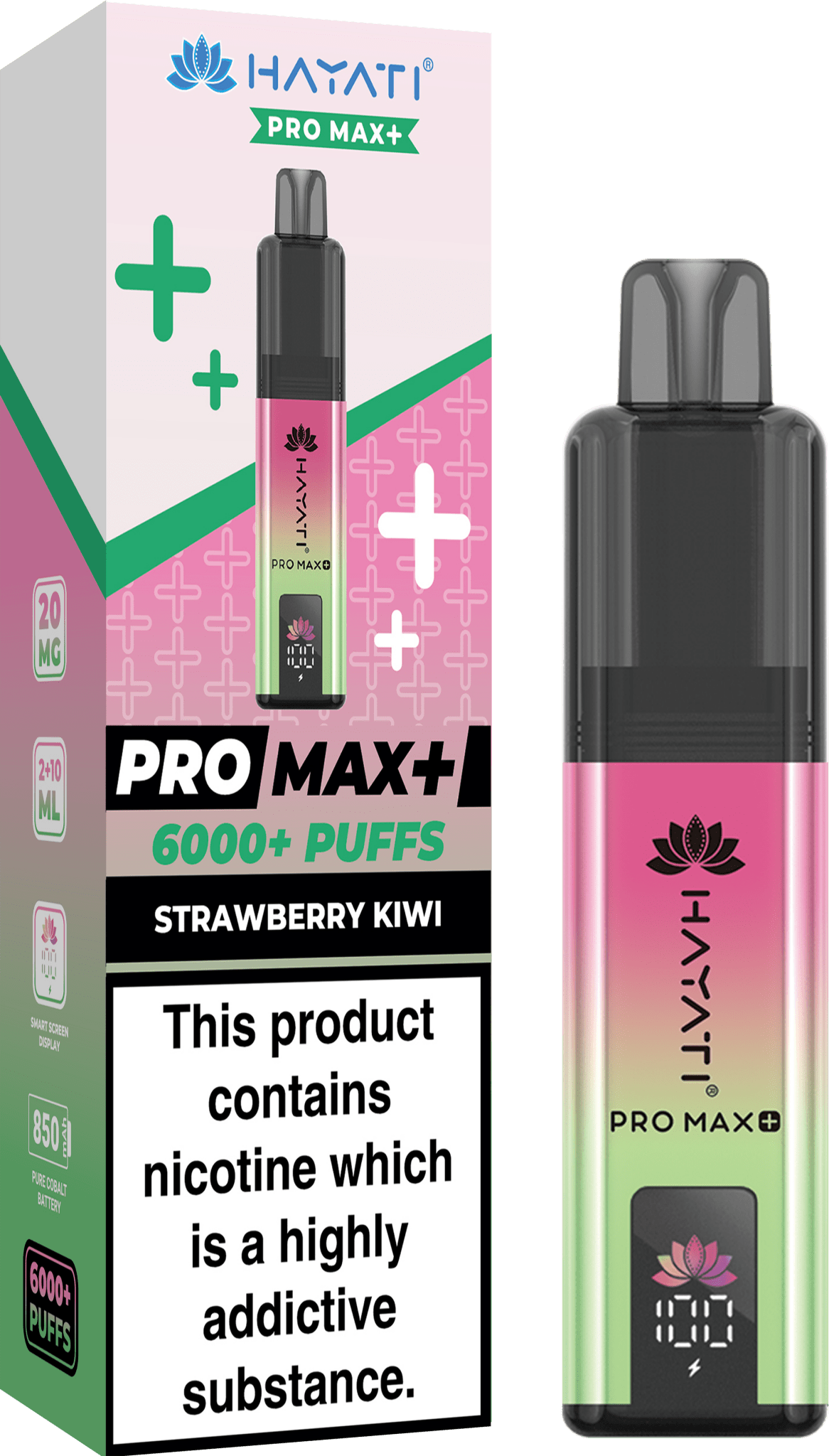 Hayati Pro Max Plus 6000 Puff Prefilled Pod Kit | Box of 5