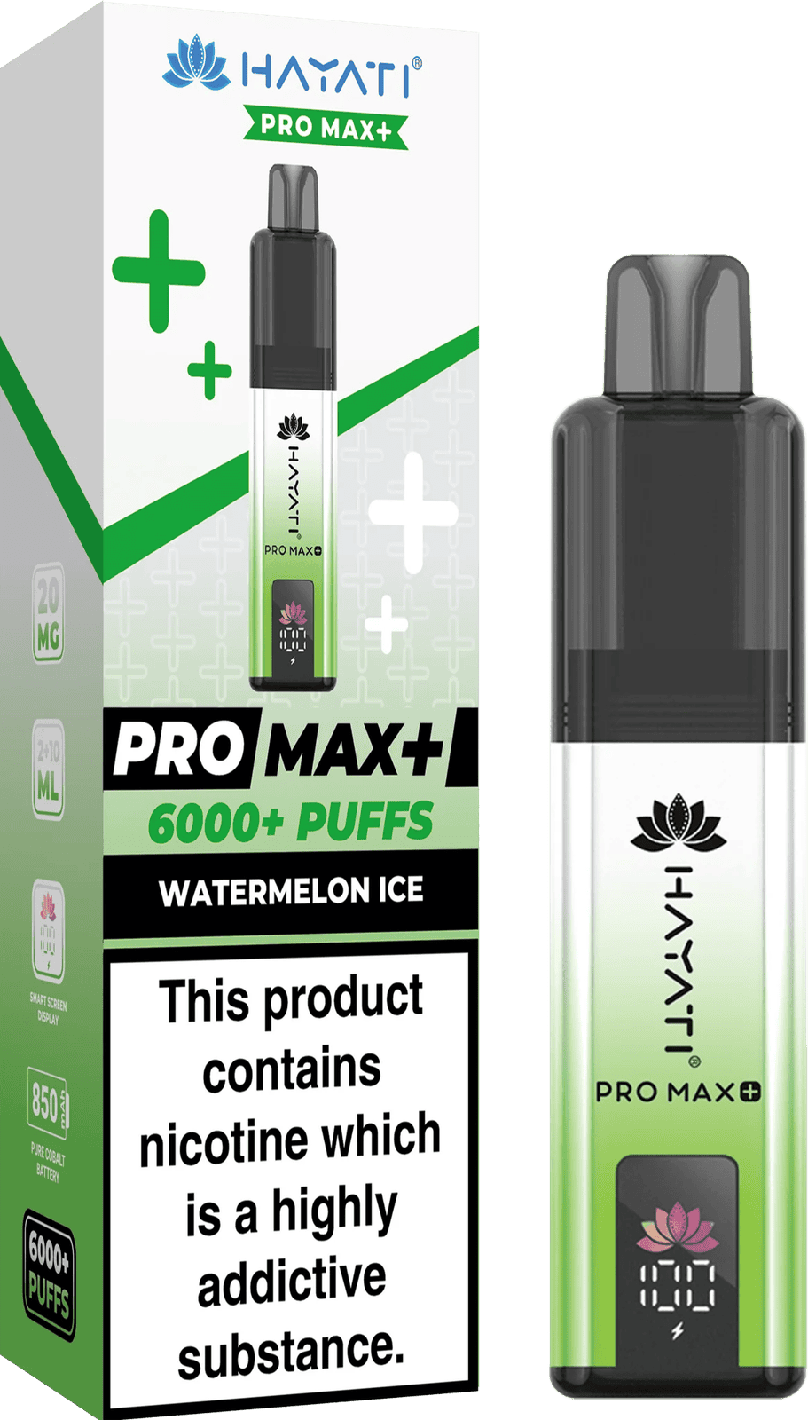 Hayati Pro Max Plus 6000 Puff Prefilled Pod Kit | Box of 5