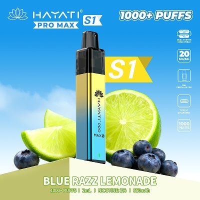 Hayati Pro Max S1 1000 Prefilled Pod Vape Kit | Box of 10