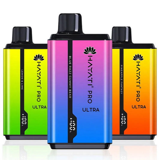Hayati Pro Ultra – 15.000 Züge – Innovation neu definiert für ein herausragendes Dampferlebnis von Vapes Europe – 550 mAh – 45 Geschmacksrichtungen
