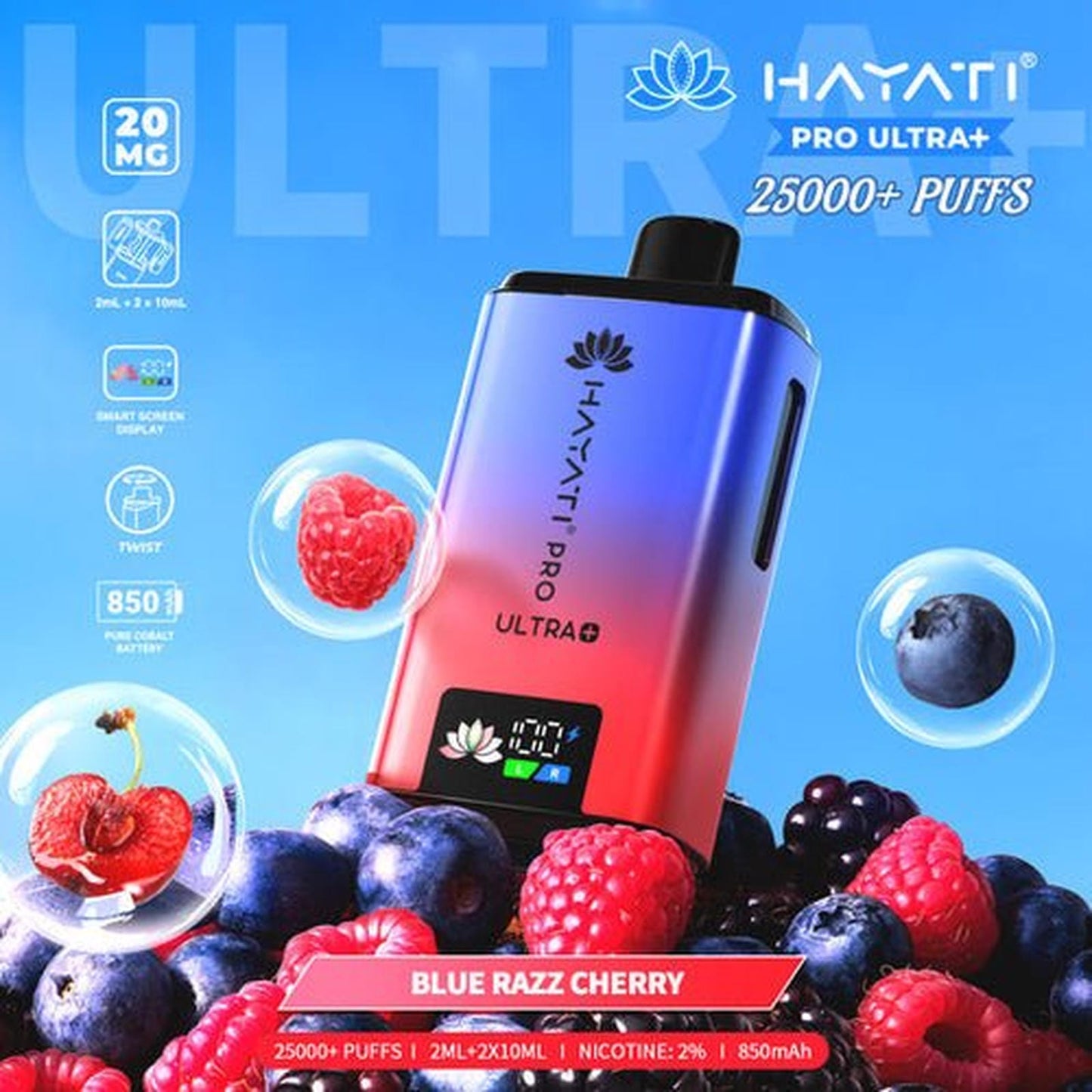 Hayati Pro Ultra Plus 25000 Prefilled Pod Kit | Box of 5