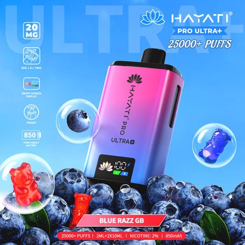 Hayati Pro Ultra Plus 25000 Prefilled Pod Kit | Box of 5