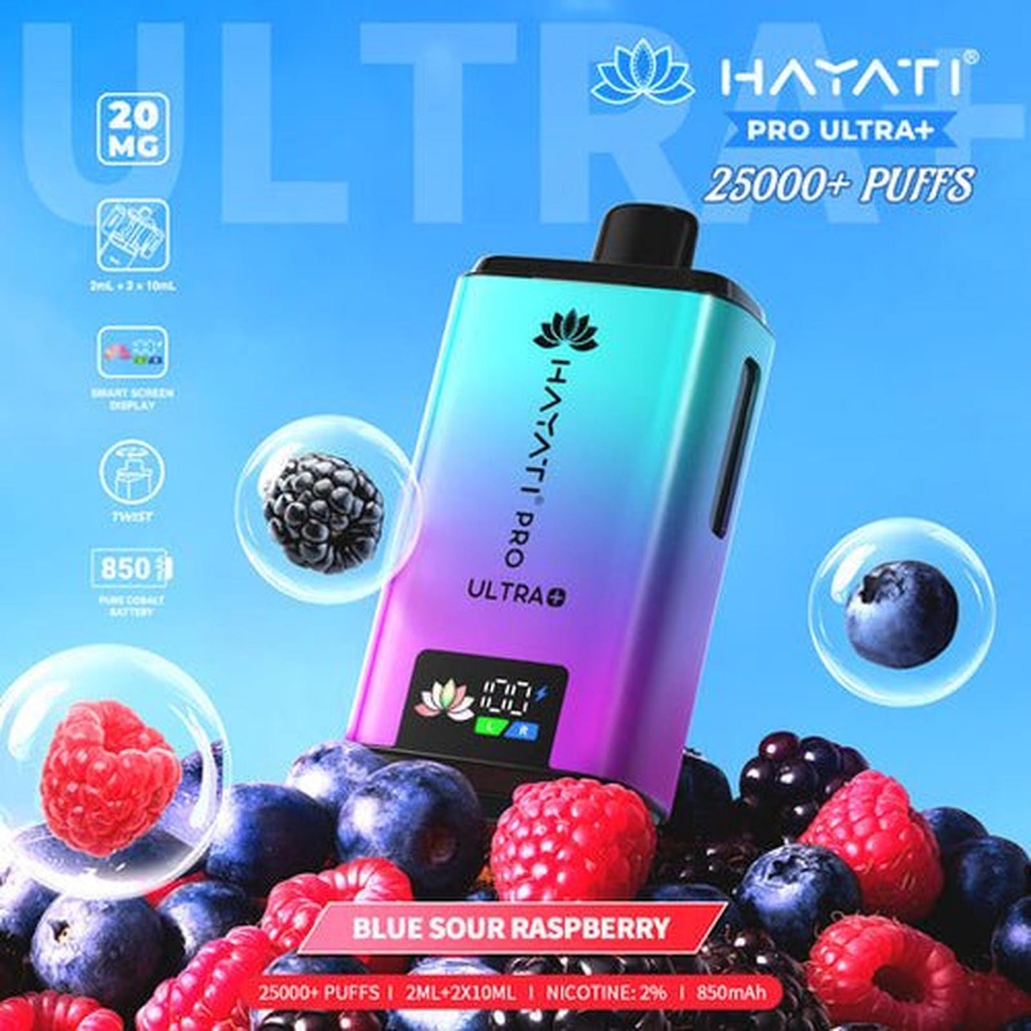 Hayati Pro Ultra Plus 25000 Prefilled Pod Kit | Box of 5