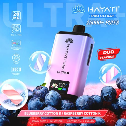 Hayati Pro Ultra Plus 25000 Prefilled Pod Kit | Box of 5