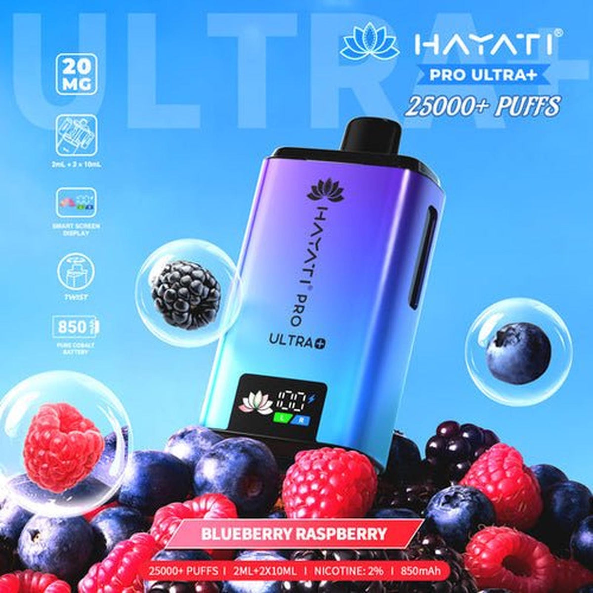 Hayati Pro Ultra Plus 25000 Prefilled Pod Kit | Box of 5