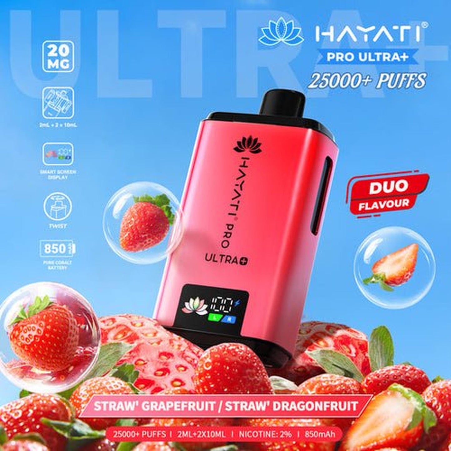 Hayati Pro Ultra Plus 25000 Prefilled Pod Kit | Box of 5