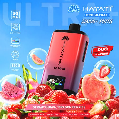 Hayati Pro Ultra Plus 25000 Prefilled Pod Kit | Box of 5