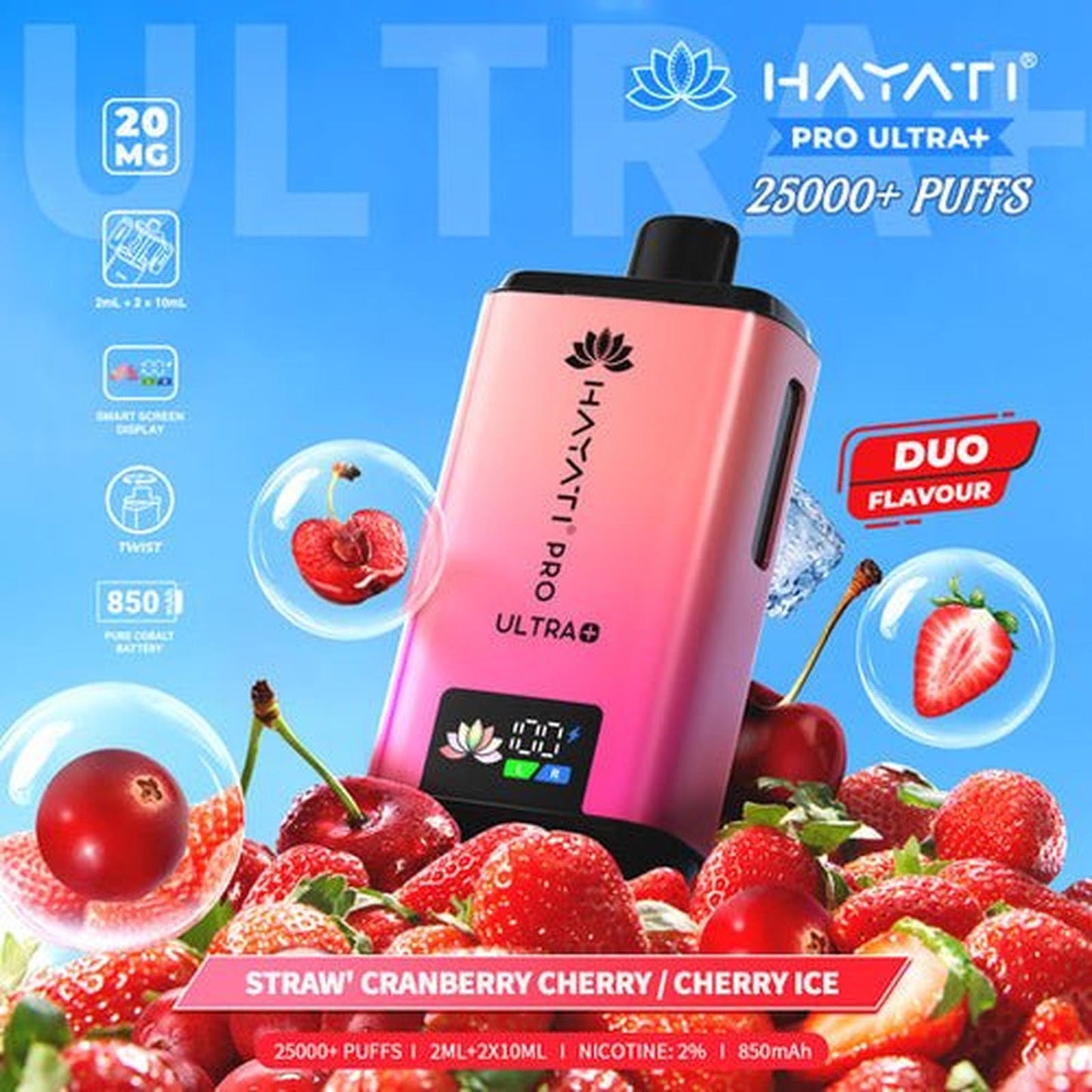Hayati Pro Ultra Plus 25000 Prefilled Pod Kit | Box of 5