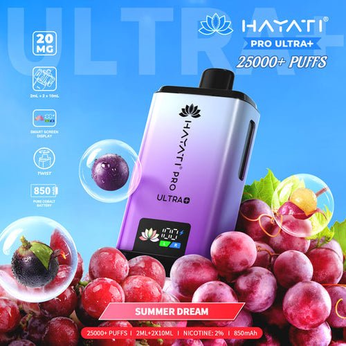 Hayati Pro Ultra Plus 25000 Prefilled Pod Kit | Box of 5
