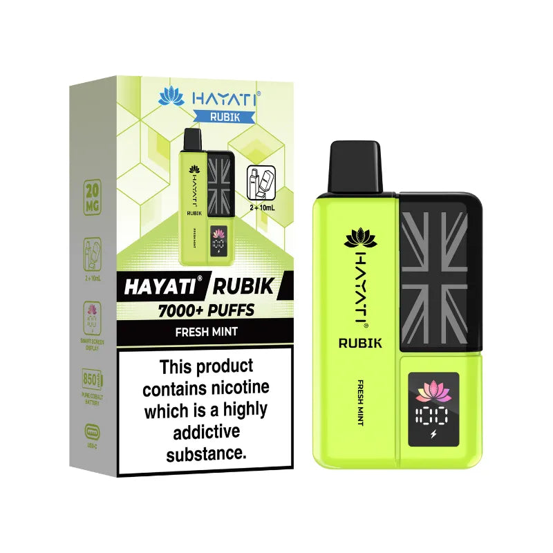 Hayati Rubik 7000 Vorgefülltes Vape-Kit