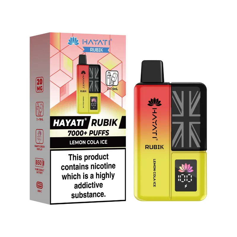 Hayati Rubik 7000 Vorgefülltes Vape-Kit