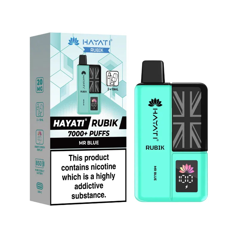 Hayati Rubik 7000 Vorgefülltes Vape-Kit