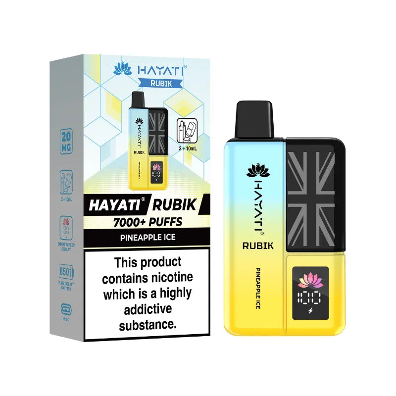 Hayati Rubik 7000 Vorgefülltes Vape-Kit