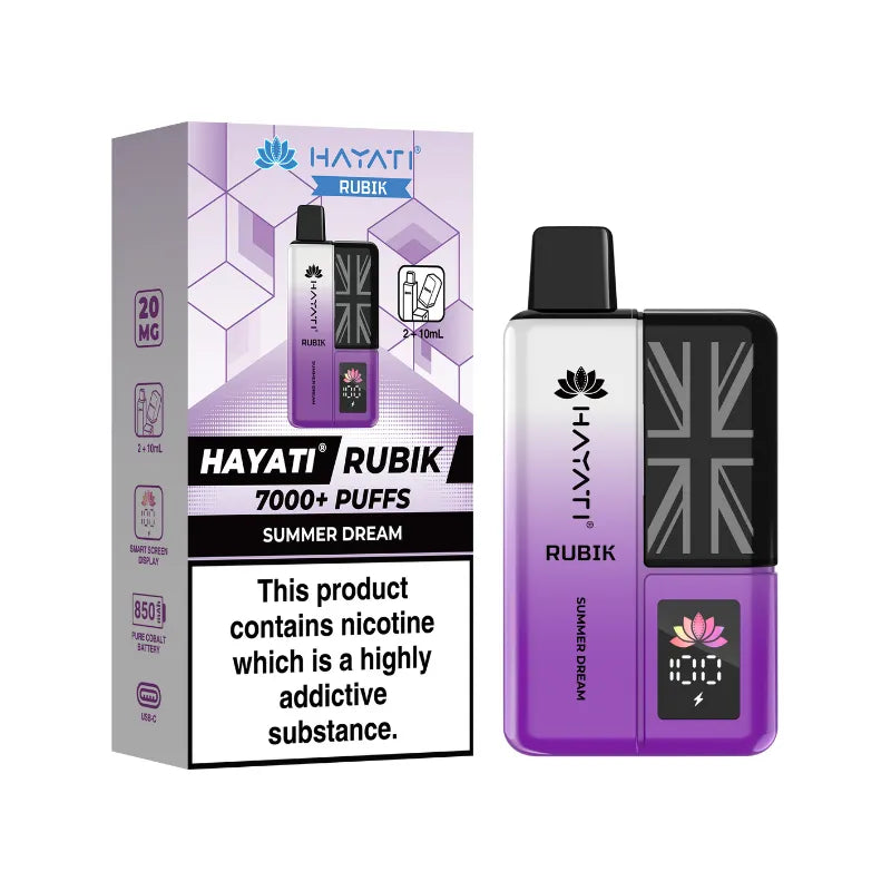 Hayati Rubik 7000 Vorgefülltes Vape-Kit