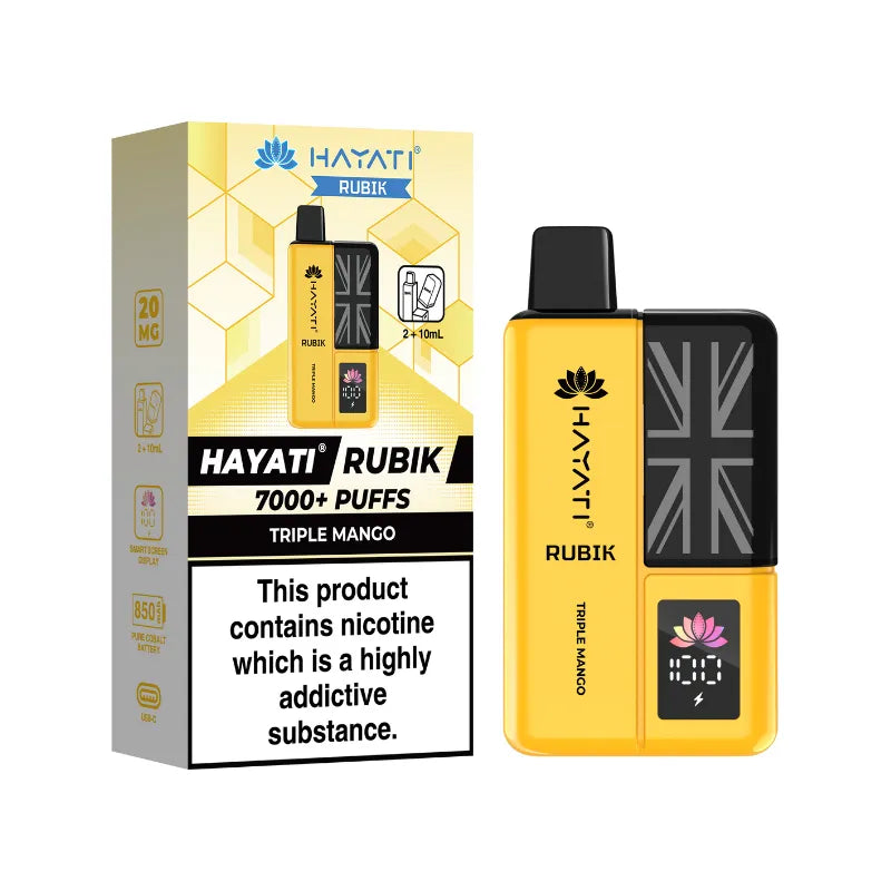 Hayati Rubik 7000 Vorgefülltes Vape-Kit