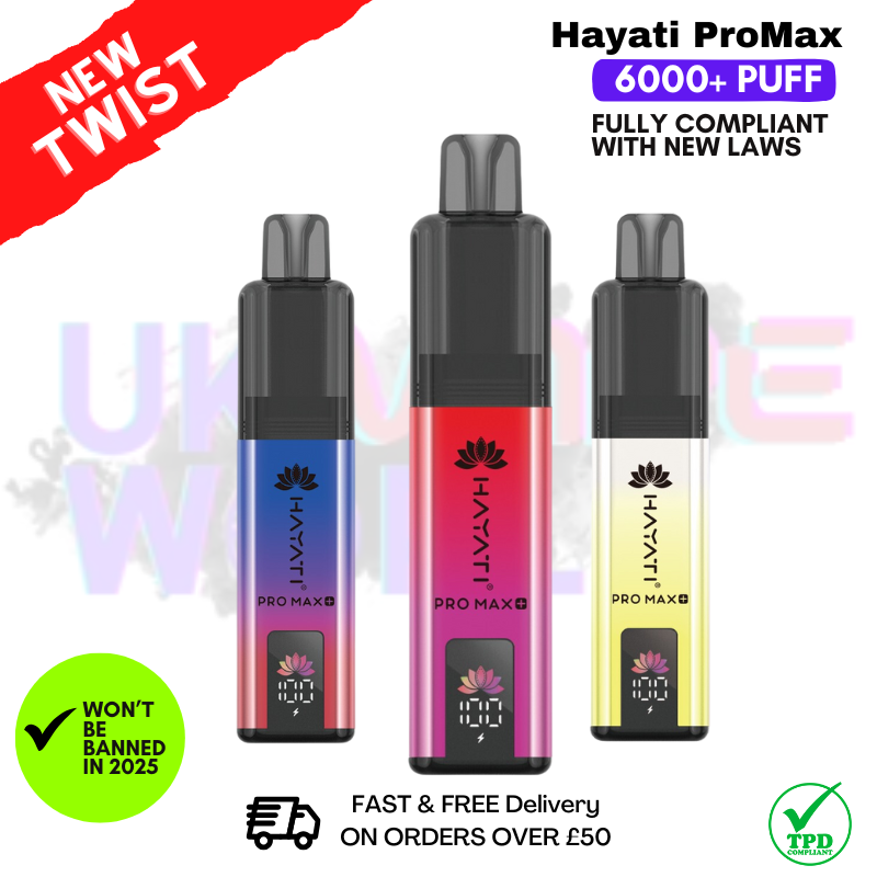 Hayati Pro Max+ 6000 Puffs Prefilled Pod Kit