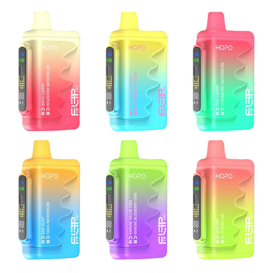 HOPO Fliptip HD Einweg-Vape-Kit für 16000 Züge, 20 ml