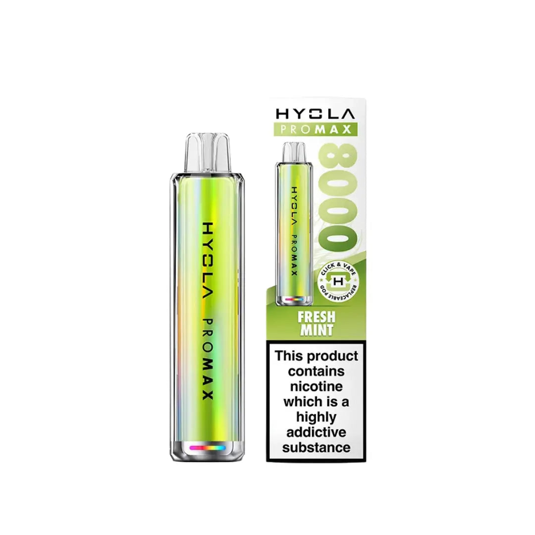 Hyola Pro Max 8000 Puffs Prefilled & Reusable Pod Kit