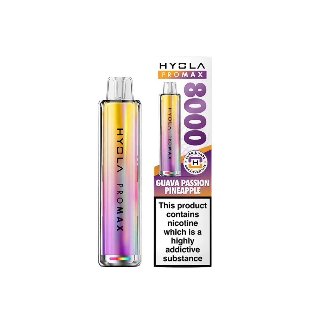 Hyola Pro Max 8000 Puffs Prefilled & Reusable Pod Kit