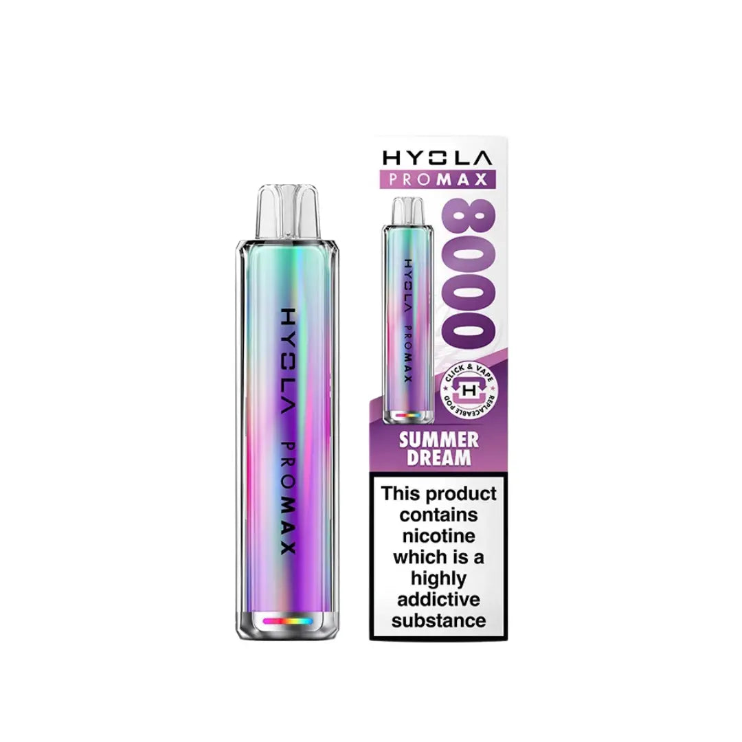Hyola Pro Max 8000 Puffs Prefilled & Reusable Pod Kit
