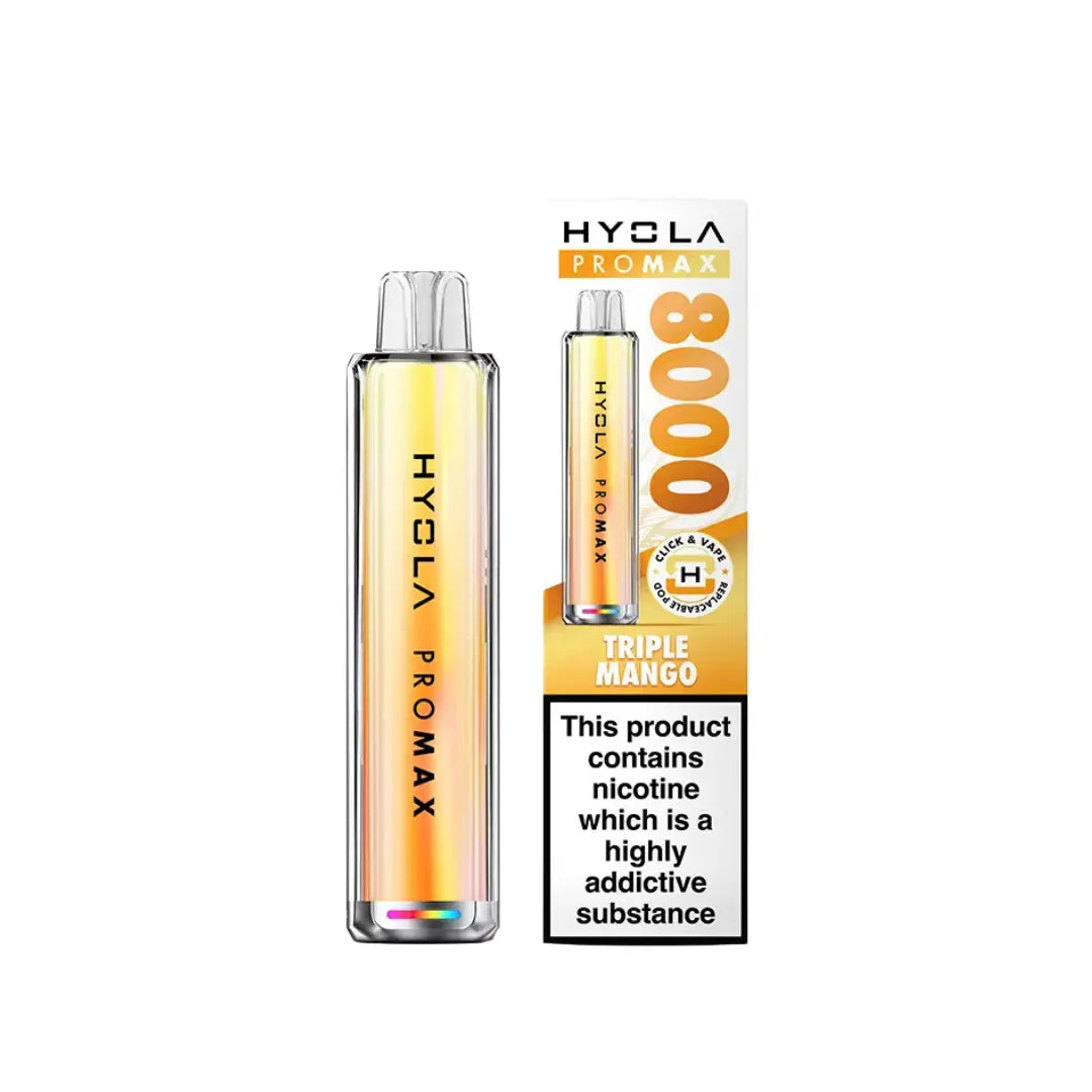 Hyola Pro Max 8000 Puffs Prefilled & Reusable Pod Kit