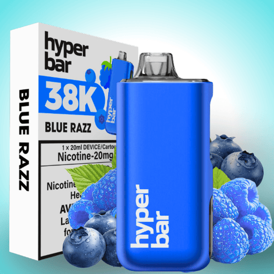 Hyper Bar BE38000 Einweg-E-Zigarette – Blaue Himbeere