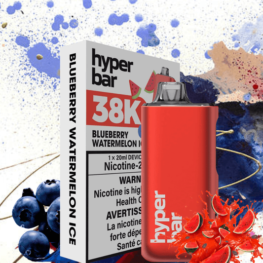 Hyper Bar BE38000 Einweg-E-Zigarette – Blaubeere-Wassermelone-Eis