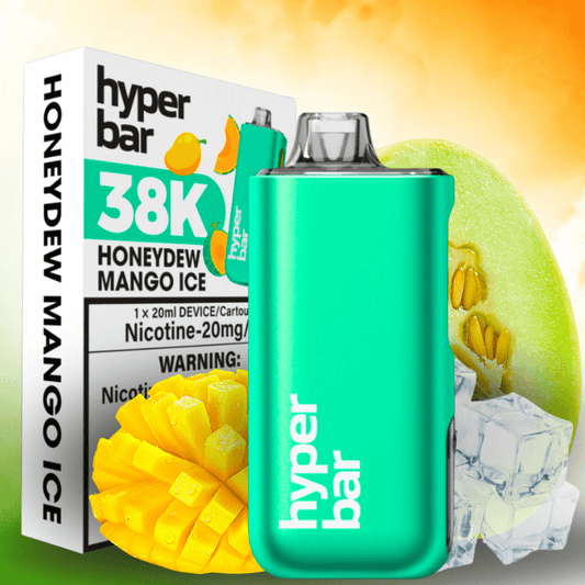 Hyper Bar BE38000 Einweg-E-Zigarette – Honigmelone-Mango-Eis