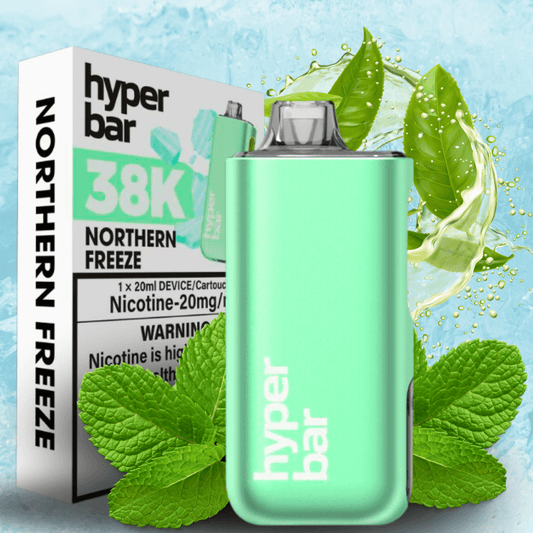 Hyper Bar BE38000 Einweg-E-Zigarette - Northern Freeze