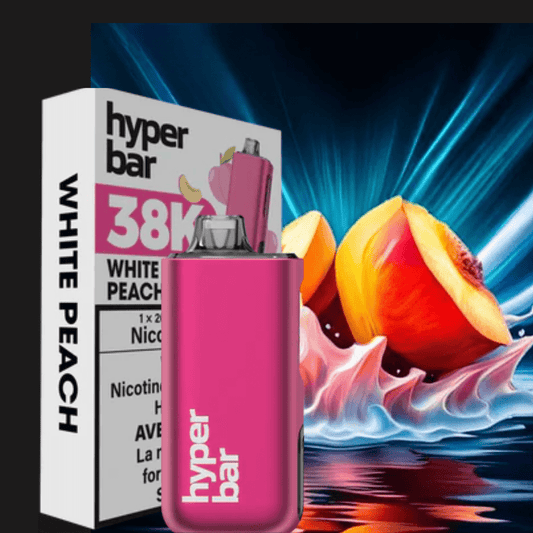 Hyper Bar BE38000 Einweg-E-Zigarette – Weißer Pfirsich