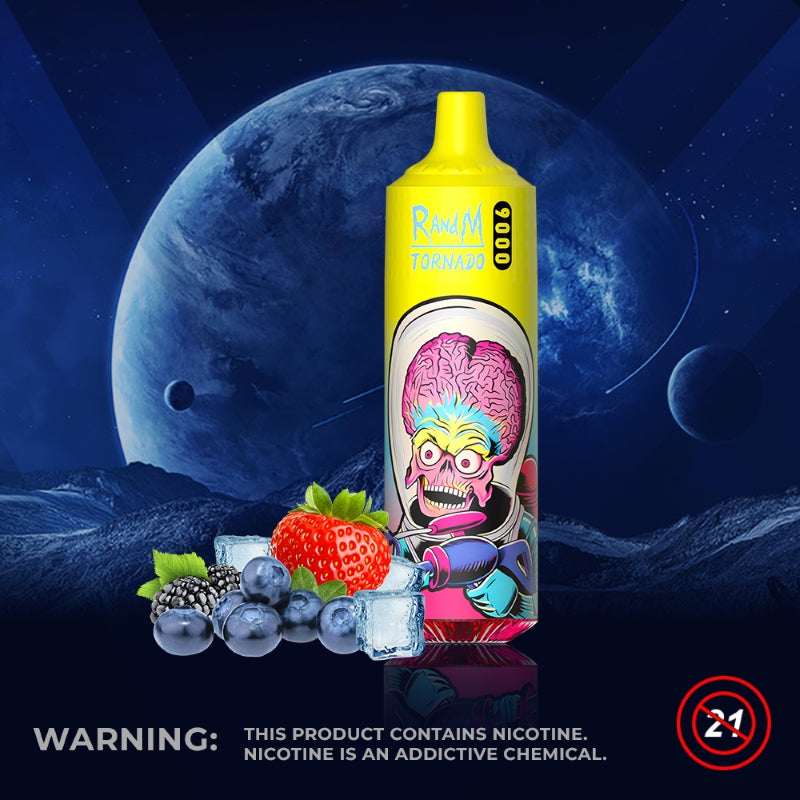 R&amp;M Tornado 9000 Züge Einweg-E-Zigarette 18 ml