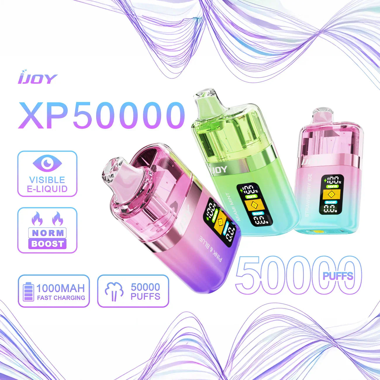 iJoy XP Einweg-E-Zigarette für 50.000 Züge