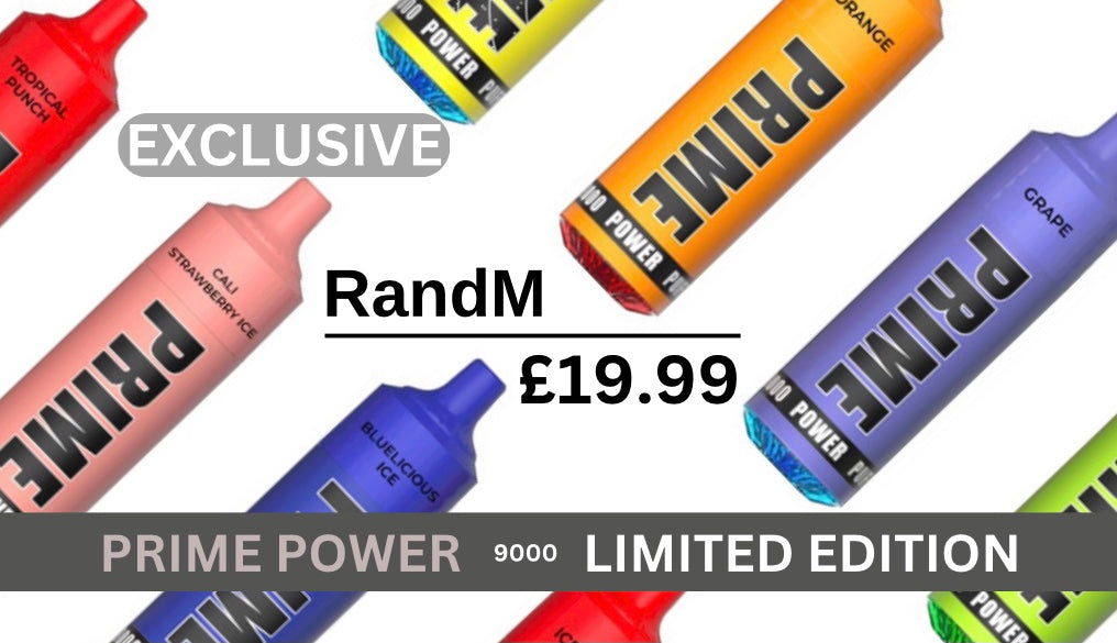 RandM Prime Power 9000 Puffs - £7.99 Sale | UK Vape Deals