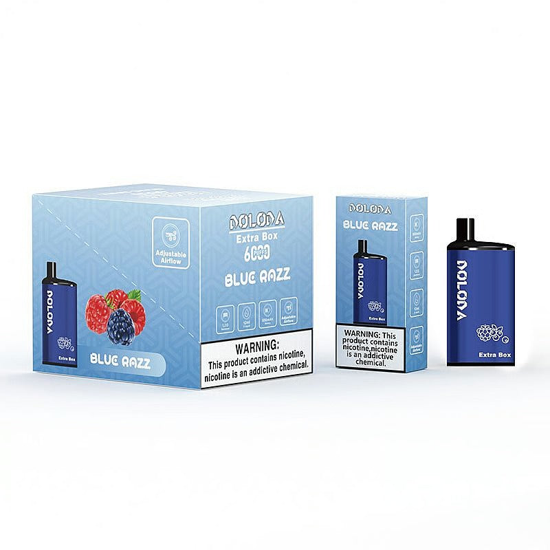 DOLODA Extra Box 6000 Puffs 2% 5% Nicotine Rechargeable Disposable Pod