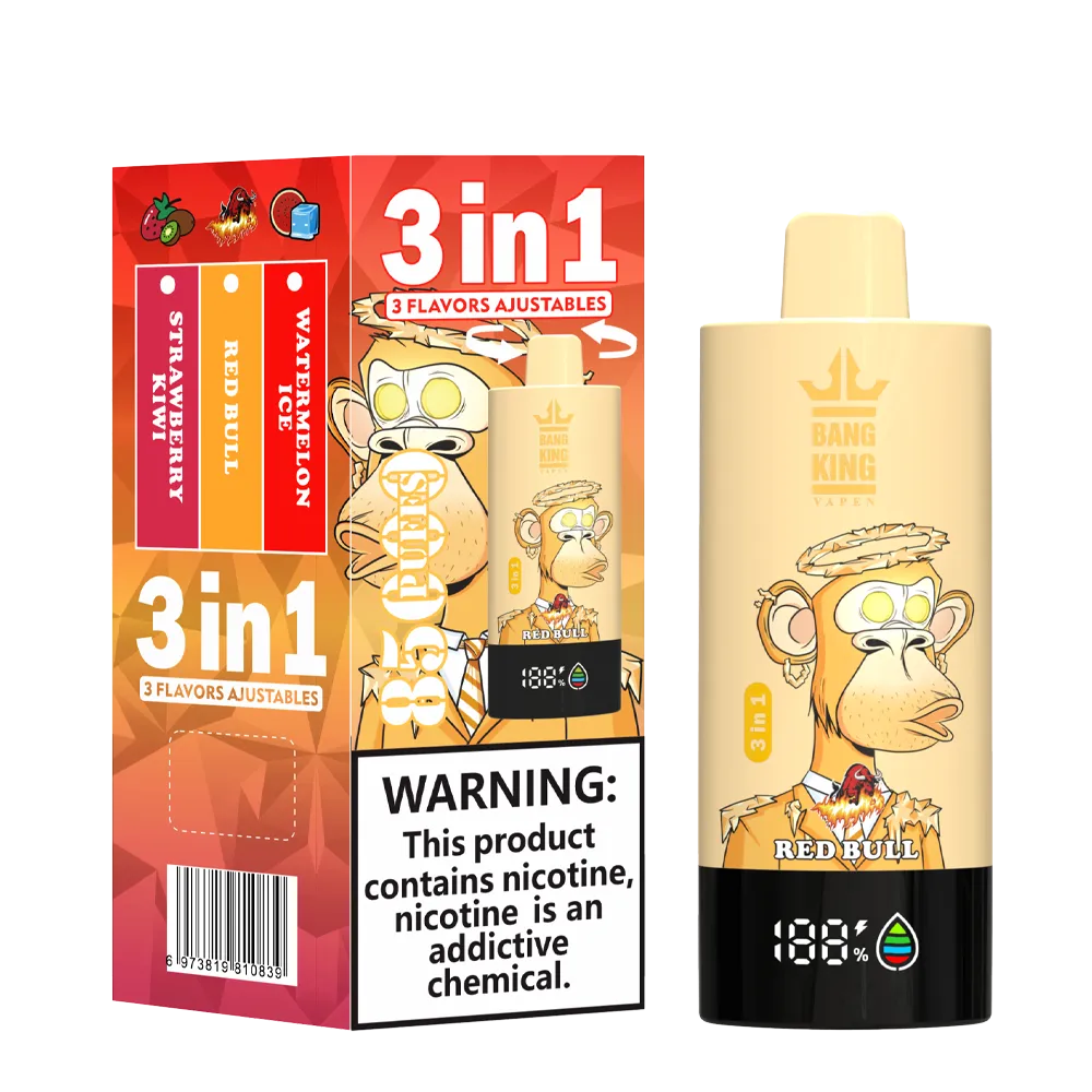 Bang King Triple 85K 3‑in‑1 Disposable Vape | 85.000 Puffs | Triple Flavor Pods