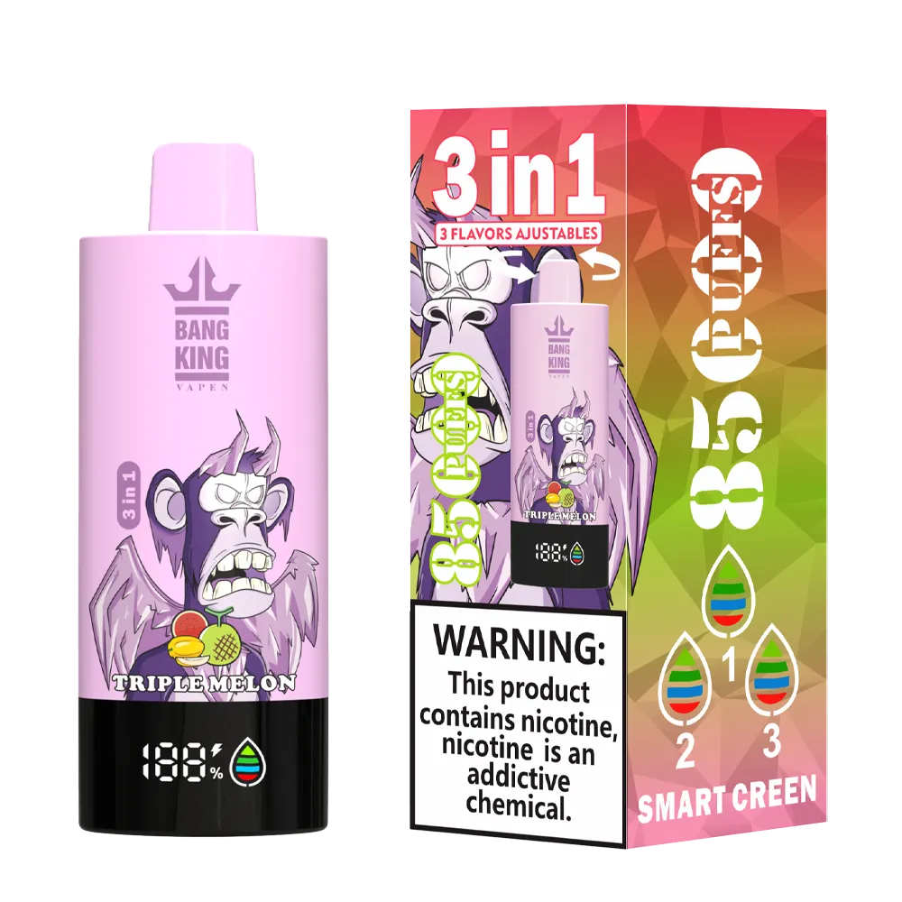 Bang King Triple 85K 3‑in‑1 Disposable Vape | 85.000 Puffs | Triple Flavor Pods