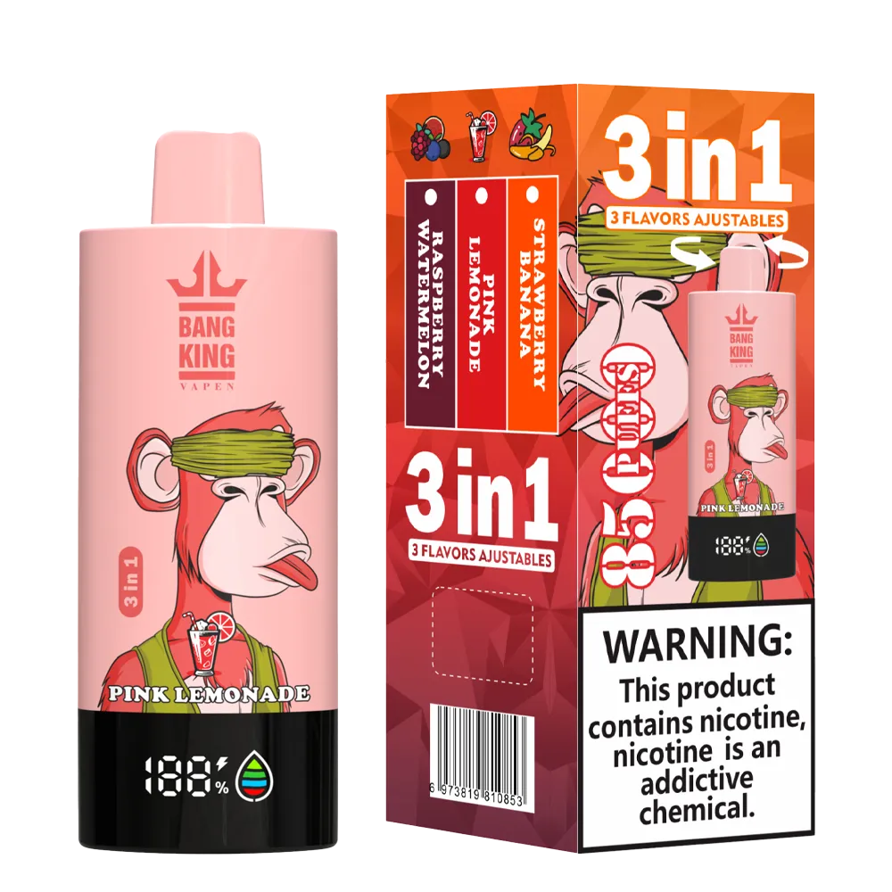 Bang King Triple 85K 3‑in‑1 Disposable Vape | 85.000 Puffs | Triple Flavor Pods